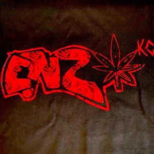 Custom made enzoko logo t shirts in black or white